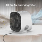 Built-in air purifying filter demo